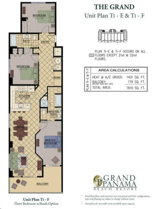 Holiday home Grand Panama 1-1201 3-bed *